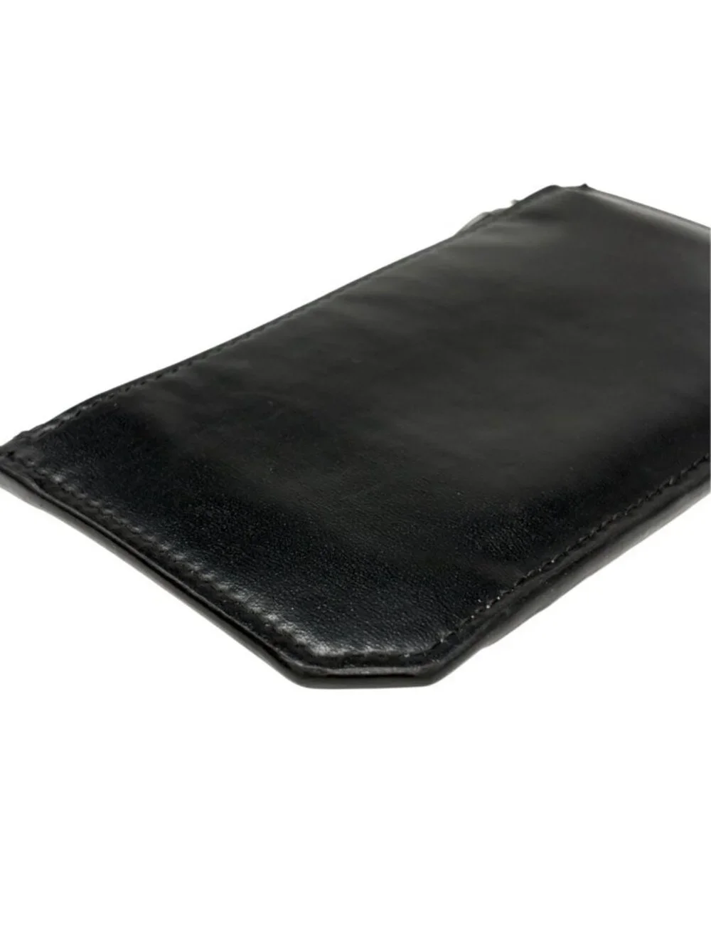Saint Laurent Paris Fragment Case Cassandra Coin Purse Card Leather Black YSL